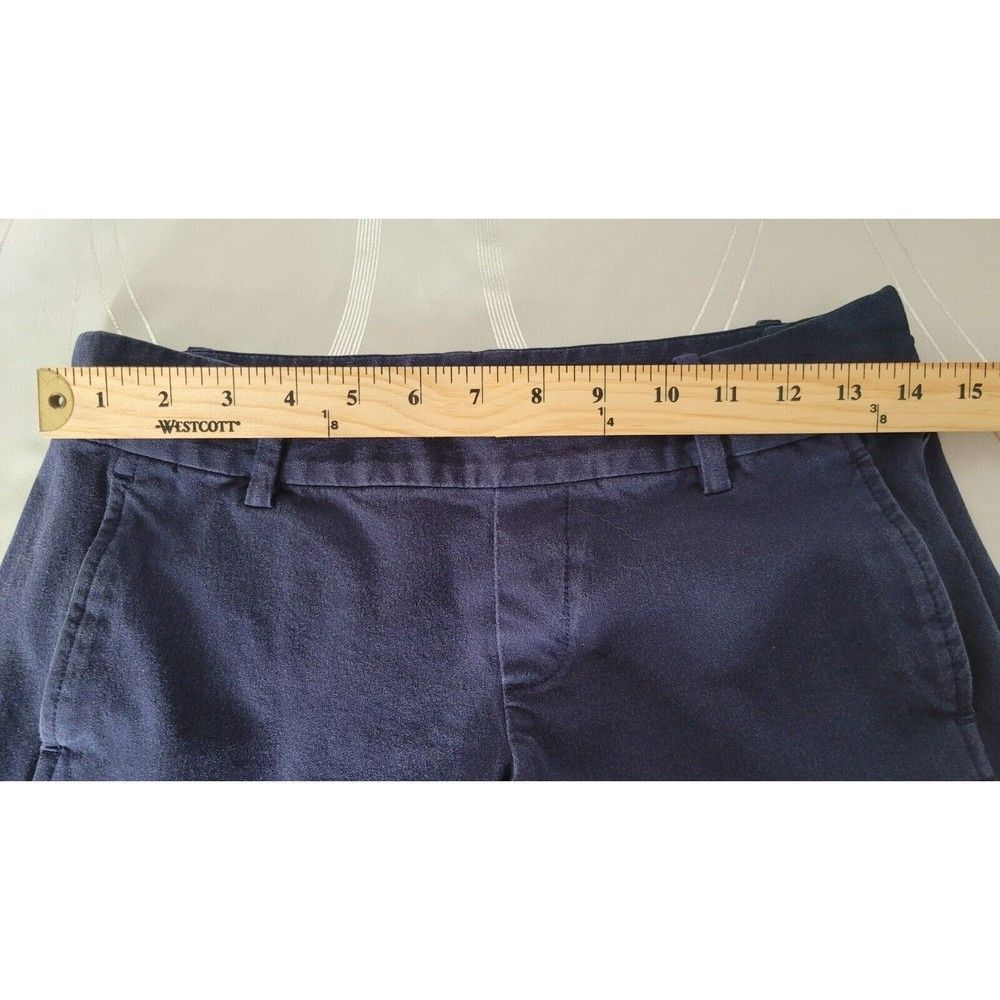 Lilly Pulitzer Sloane Shorts Size 4 Dark Navy Blue Stretch Side Zipper Pockets - Picture 9 of 10